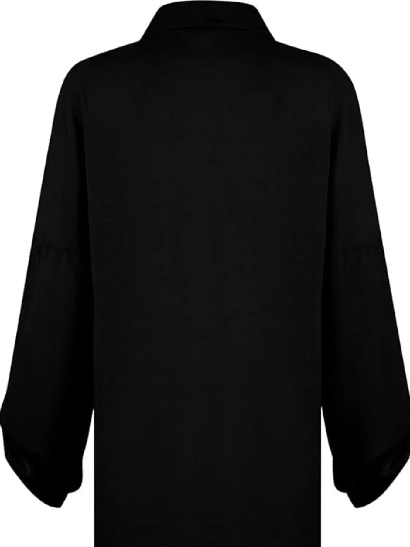 Button Down Long Sleeve Shirt Dress (Buy 2 Free Shipping)