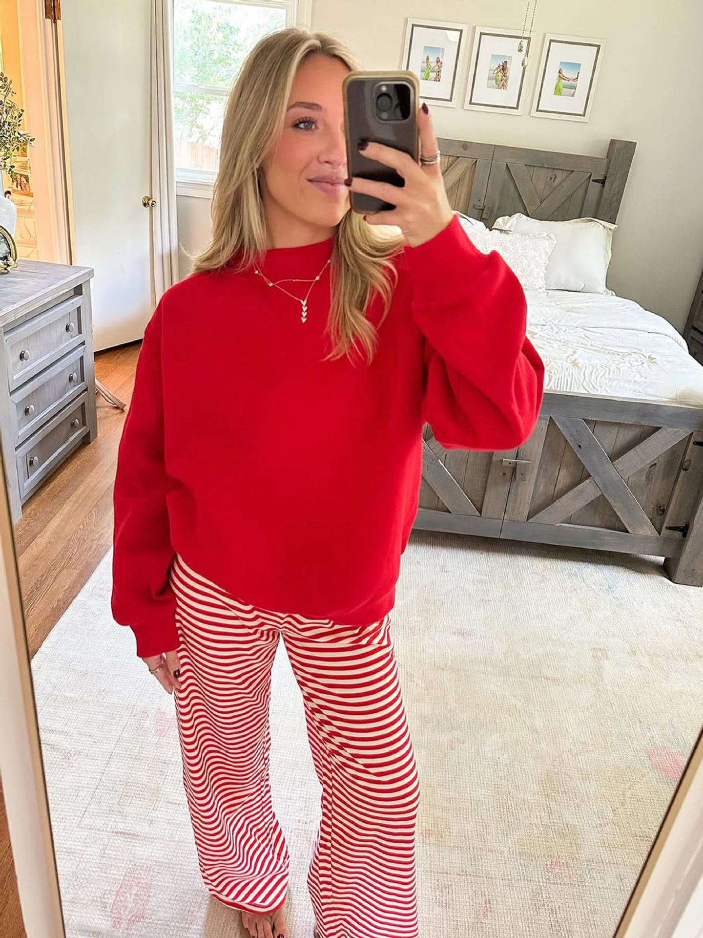 Fleece Mock Neck Pullover Sweatshirt（Buy 2 Free Shipping)