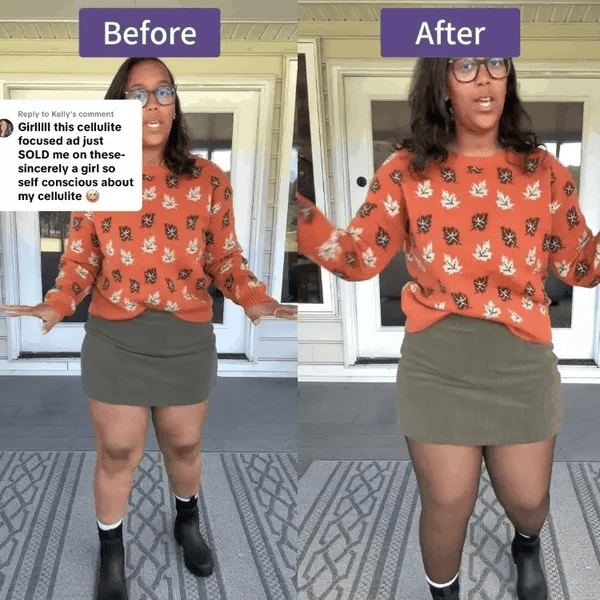 🔥LAST DAY SALE 49% OFF - 🔥New Compression Band & One Seam Option! The Original Magic Fleece Lined Leggings