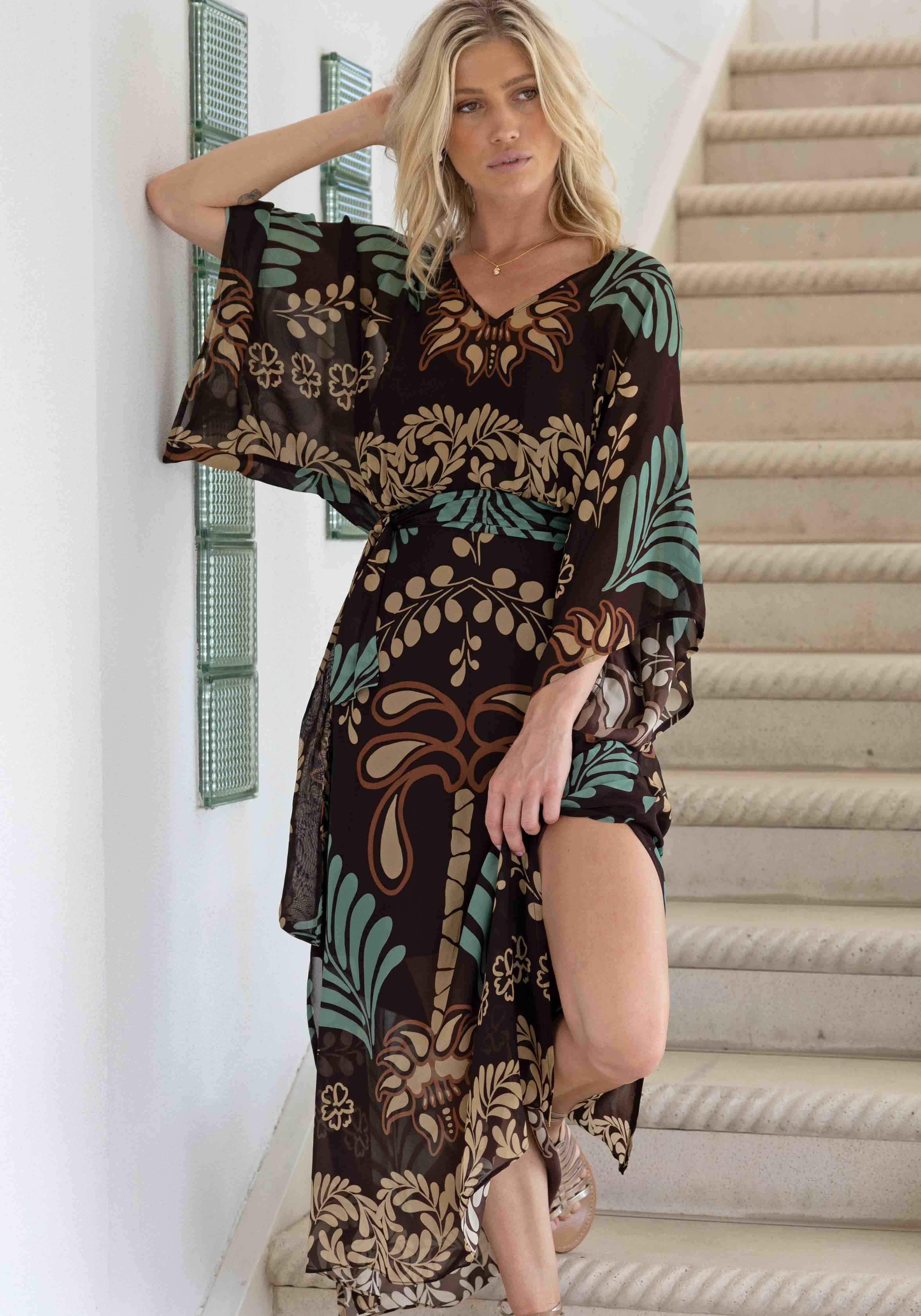 La Dolce Vita Resort Maxi Dress（Buy 2 Free SHipping)