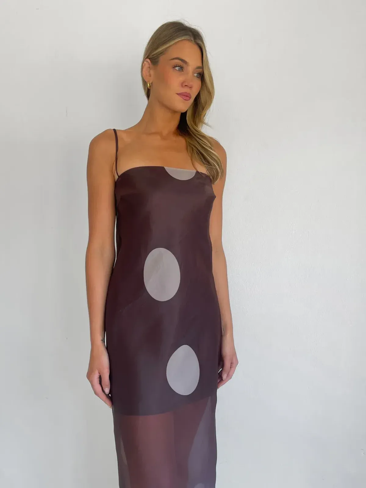 Polka dot strapless elegant long dress（Buy 2 Free Shipping)