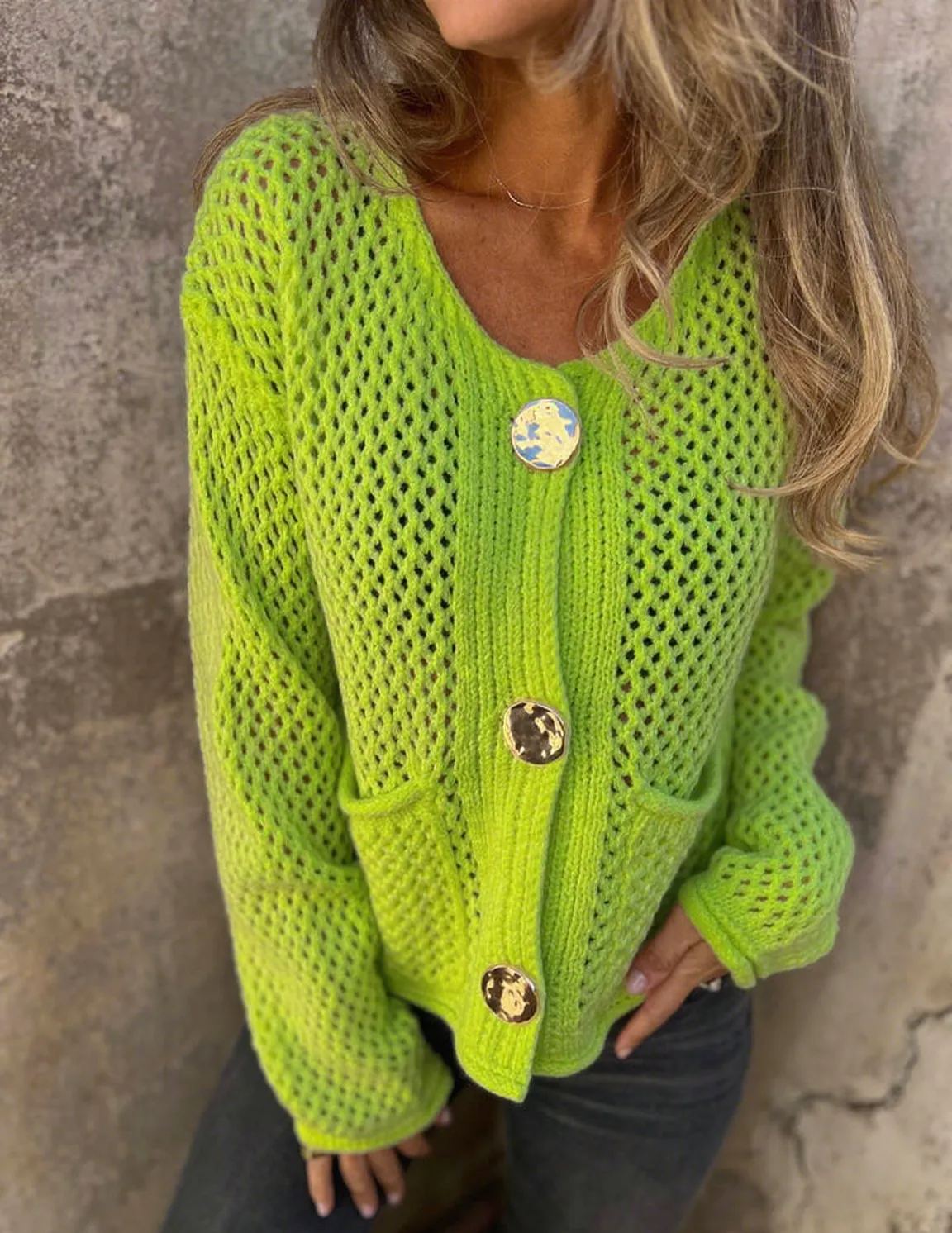 🔥Comfort Cropped Jacket with Gold Buttons（Buy 2 Free Shipping)