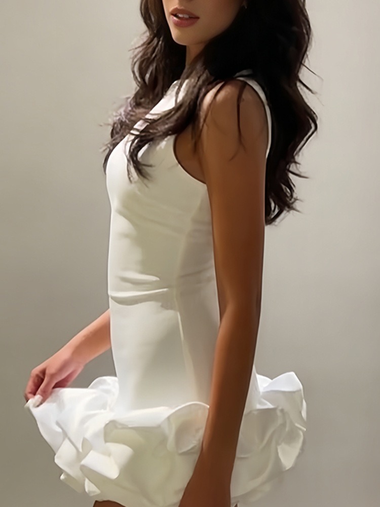 Womens Chiffon Floor-Length Brief Dress（Buy 2 Free Shipping)