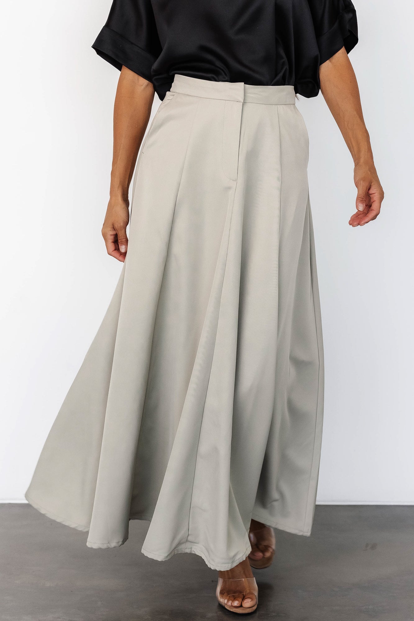 Shaylyn Maxi Skirt | Natural-Glamsiq