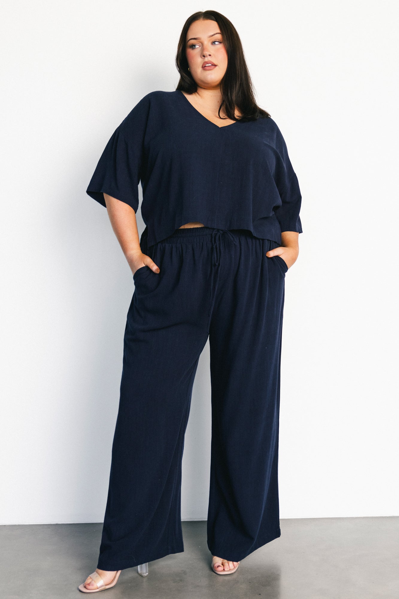 Timbre Matching Set | Navy-Glamsiq