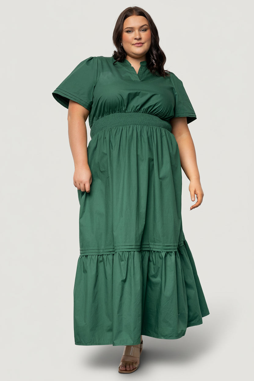 Vera Maxi Dress | Emerald-Glamsiq
