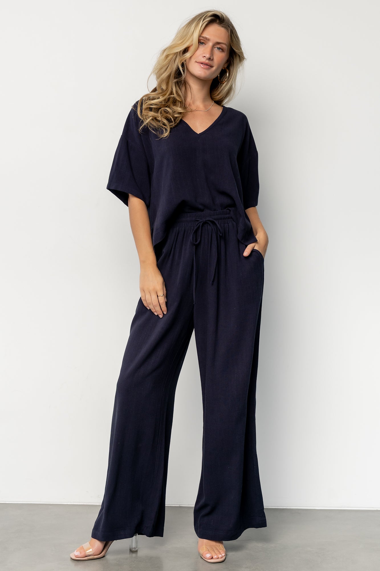 Timbre Matching Set | Navy-Glamsiq