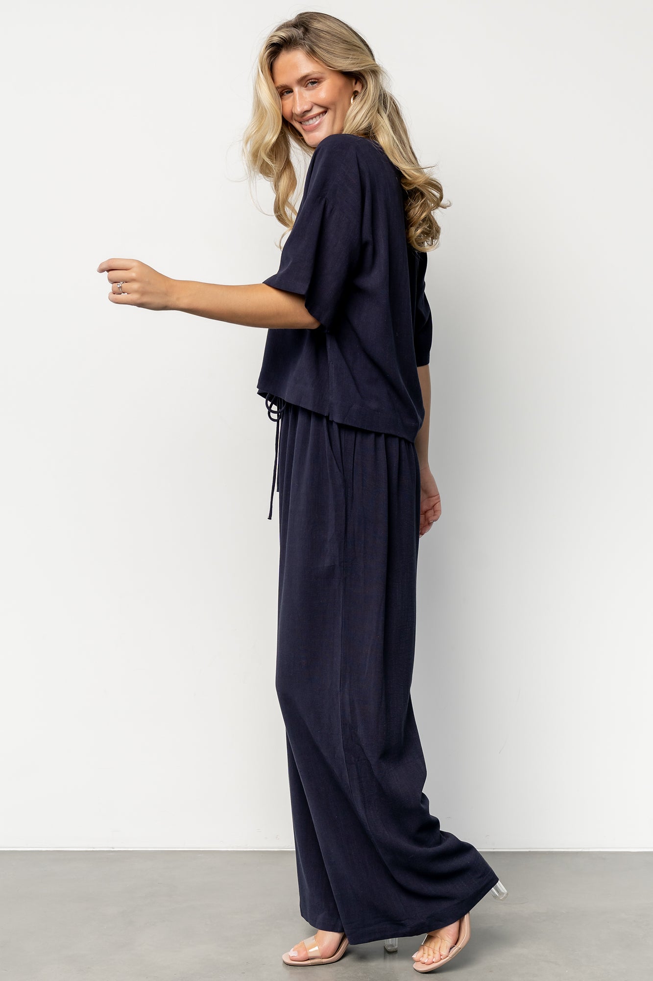 Timbre Matching Set | Navy-Glamsiq