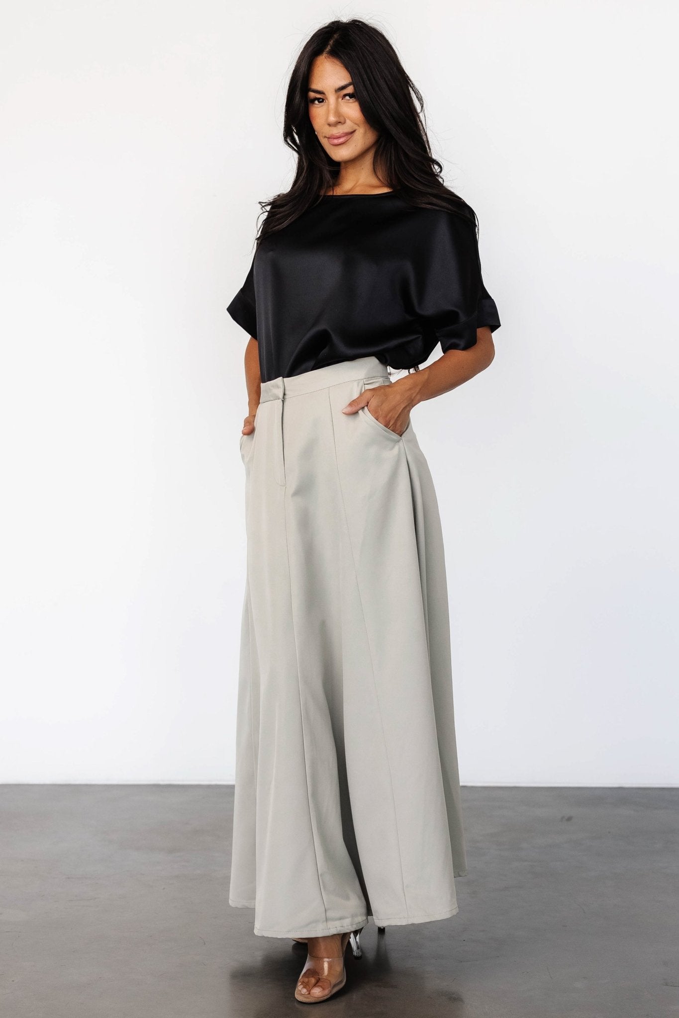 Shaylyn Maxi Skirt | Natural-Glamsiq