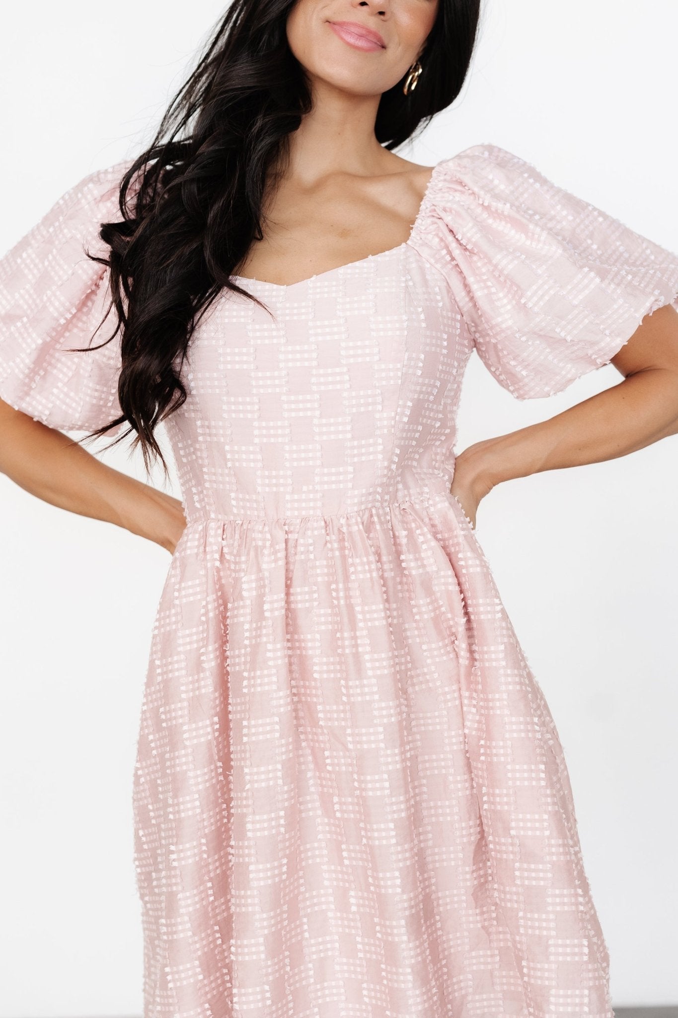 Sommer Short Dress | Blush-Glamsiq