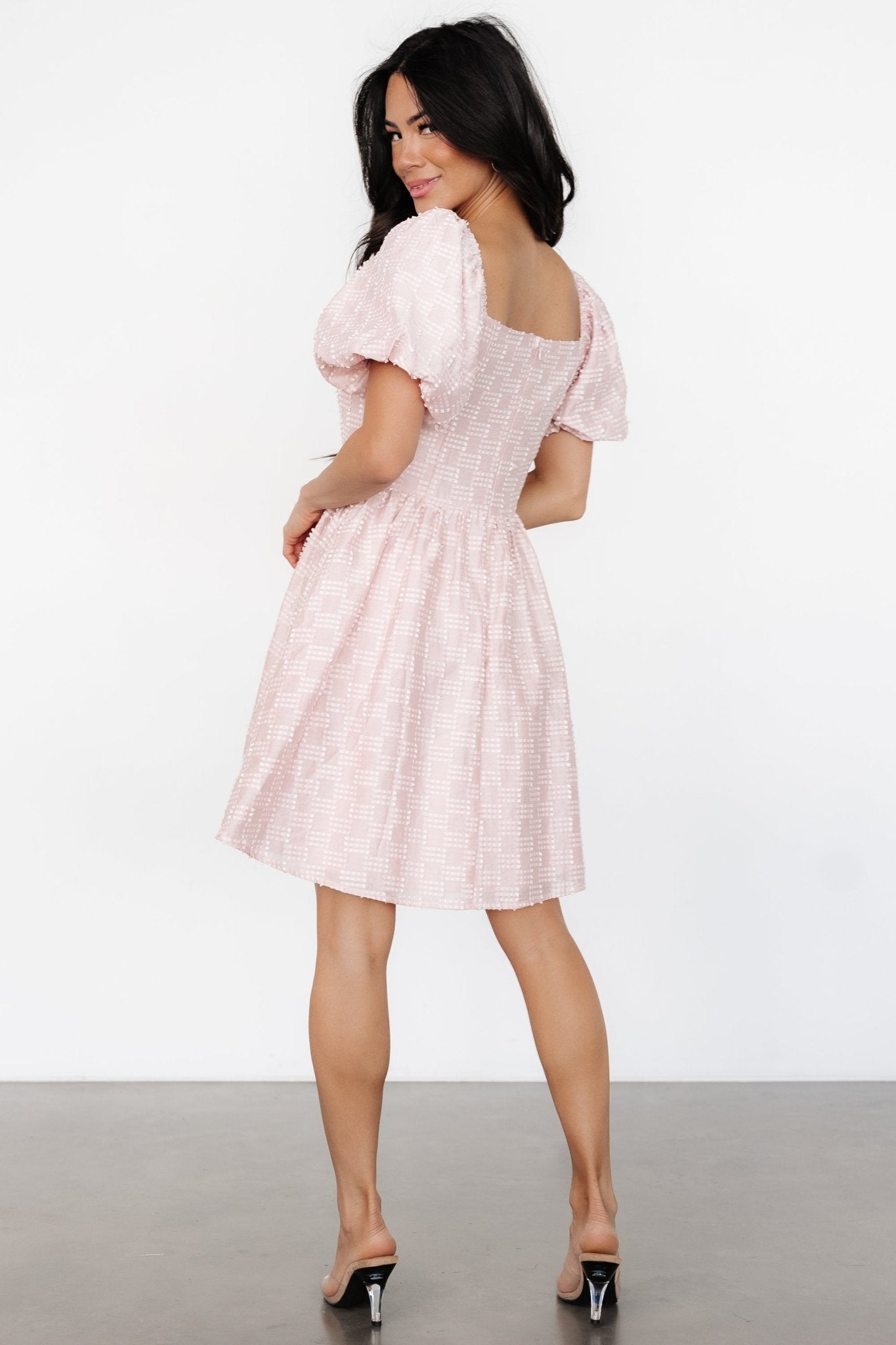 Sommer Short Dress | Blush-Glamsiq