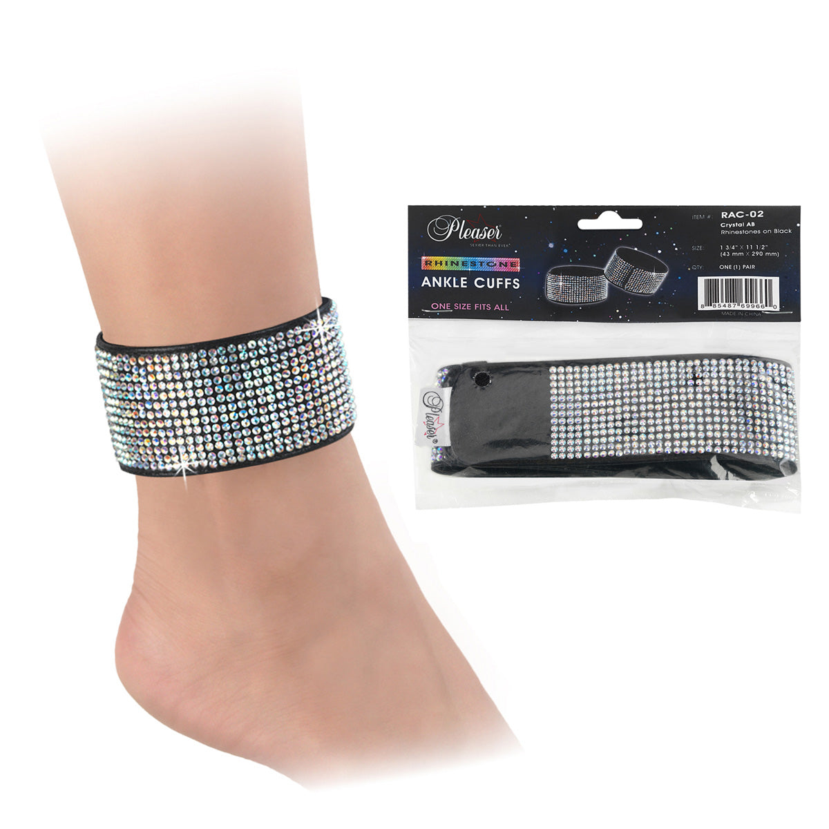 Replacement Rhinestone Ankle Cuffs-toukticu