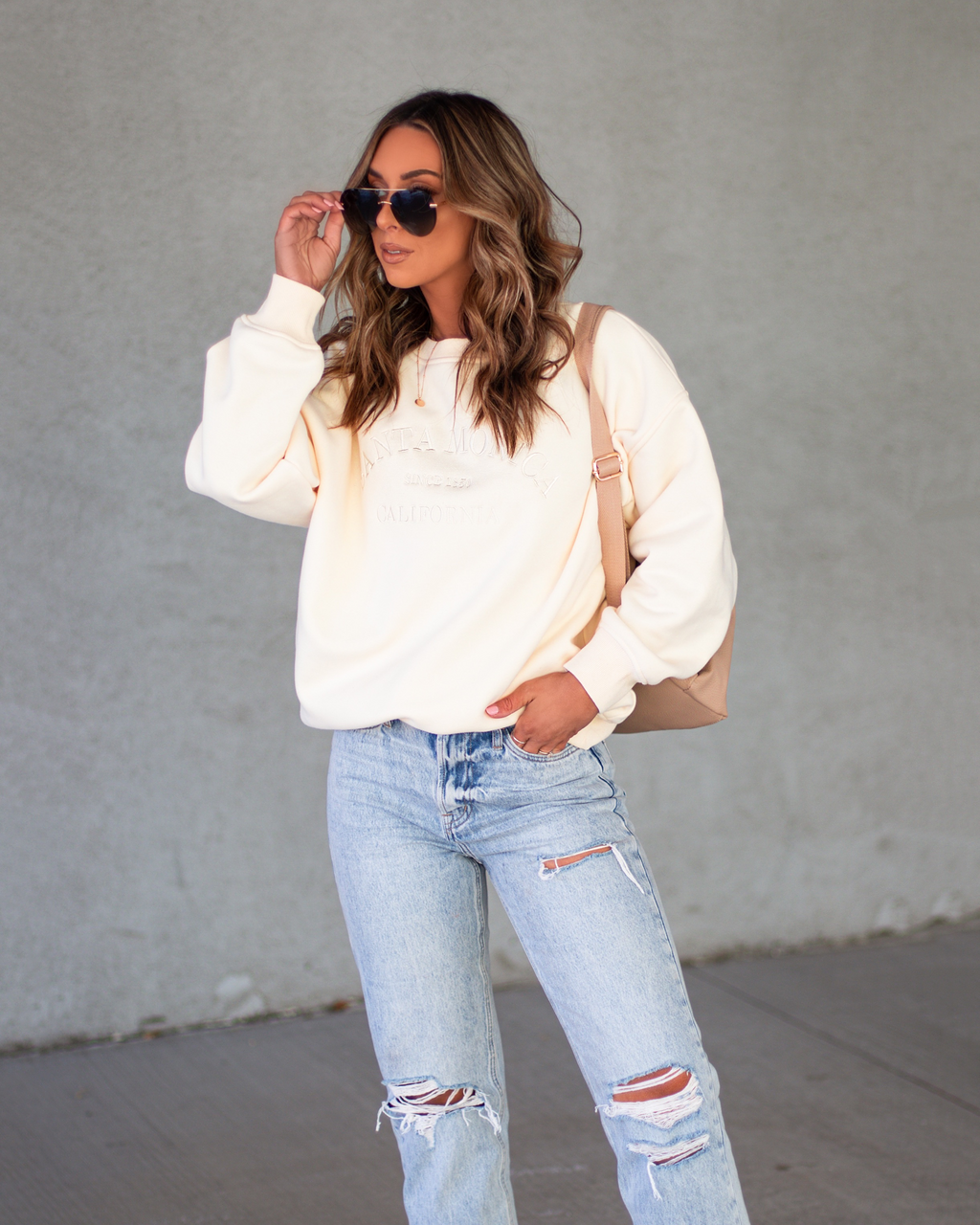 Santa Monica California Sweatshirt-chiciza