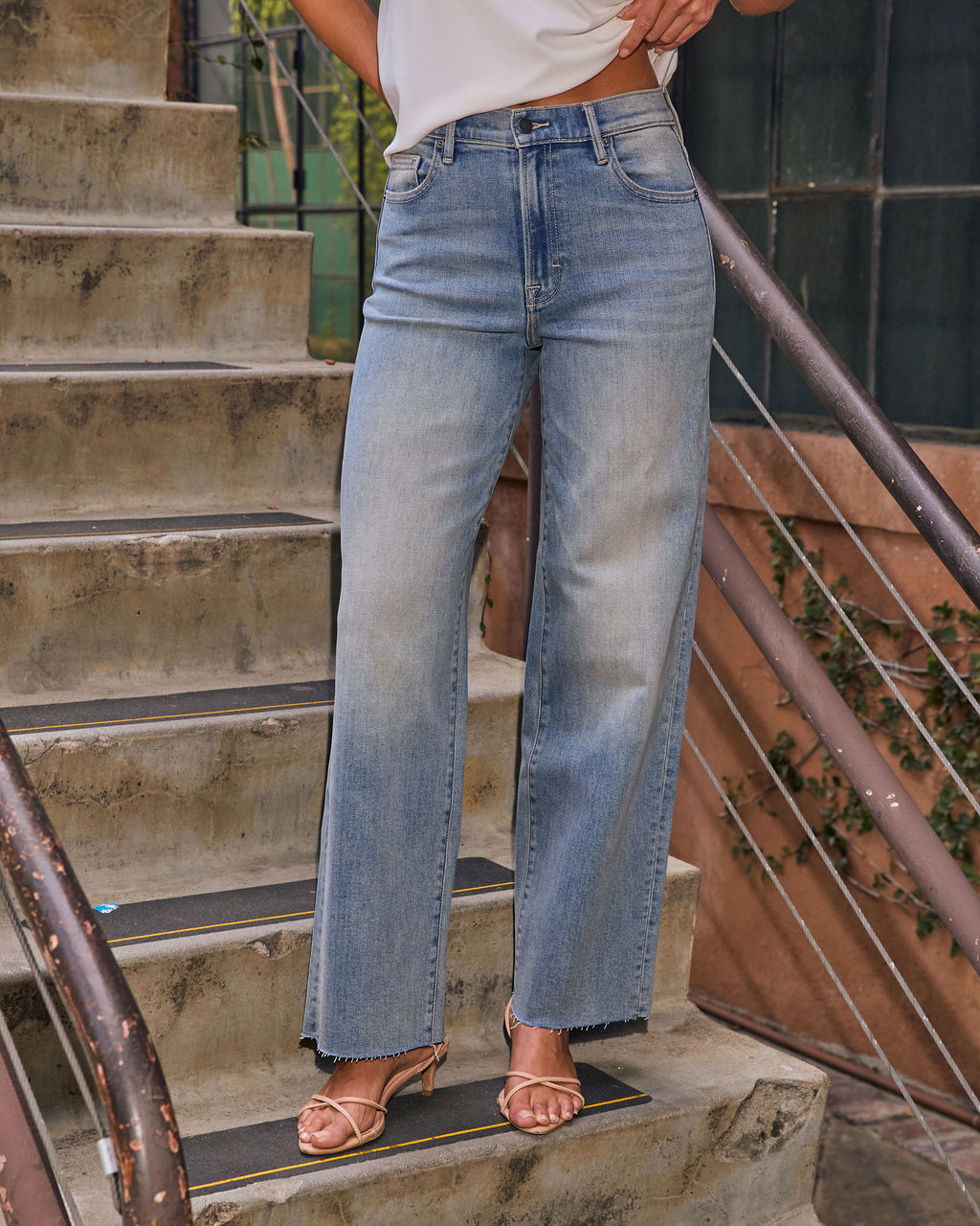 Chiciza Icon Super Stretch High Rise Straight Jeans-chiciza