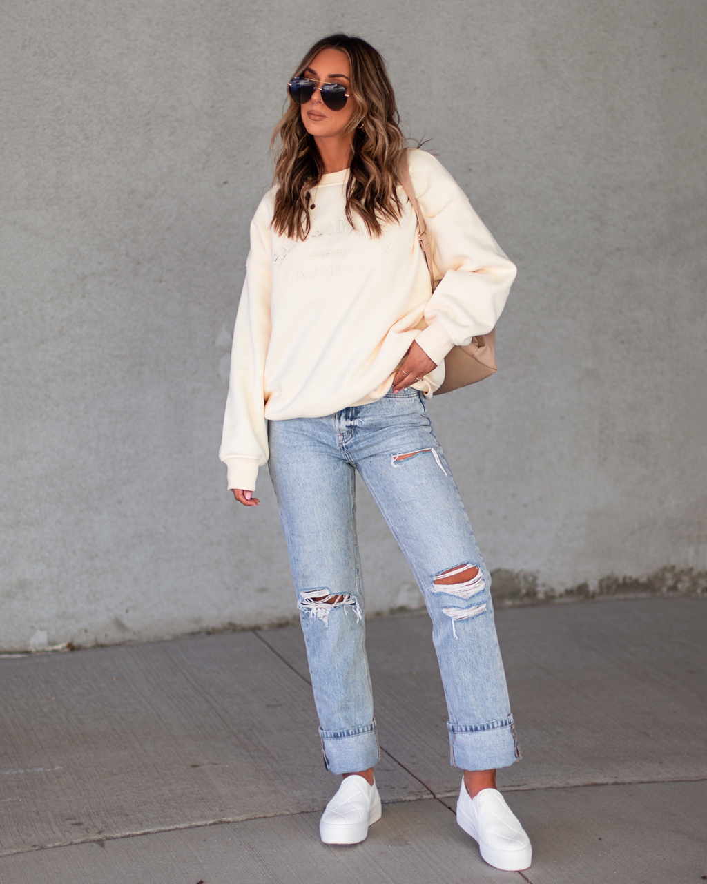 Santa Monica California Sweatshirt-chiciza