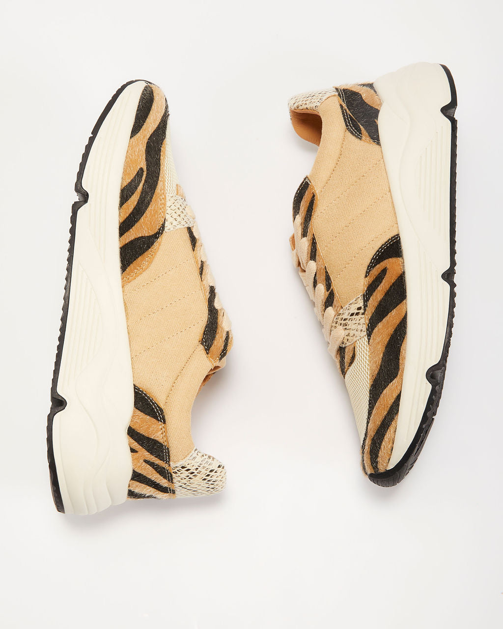Veda Zebra Print Sneakers-chiciza