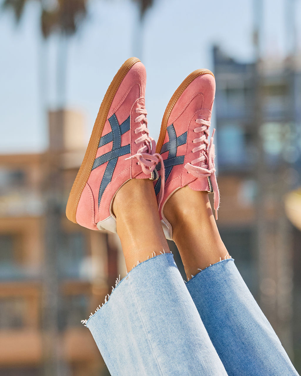 Wyonna Faux Suede Sneakers-chiciza