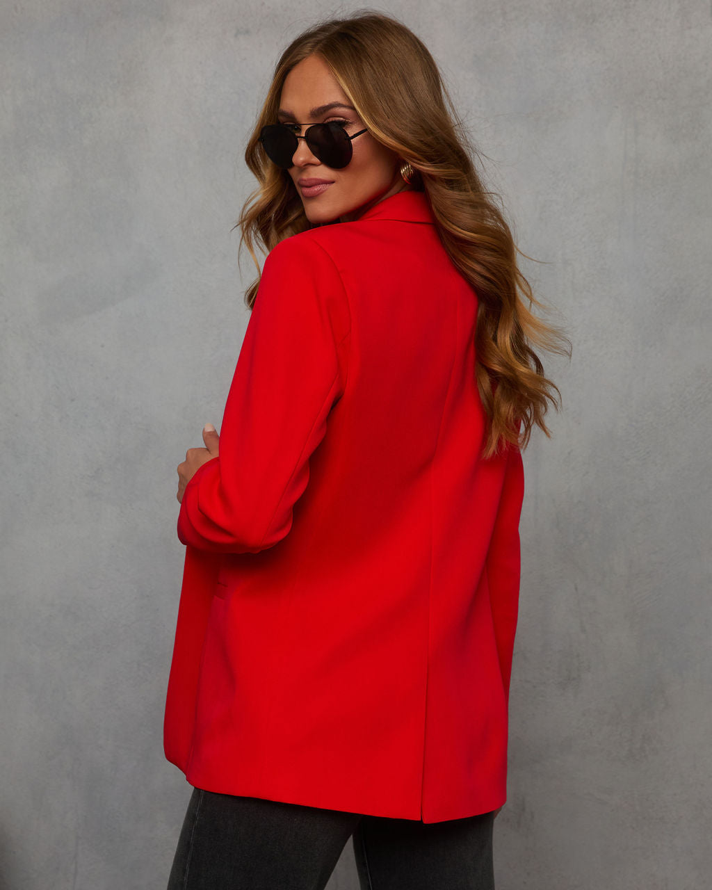 Standards Pocketed Blazer-chiciza