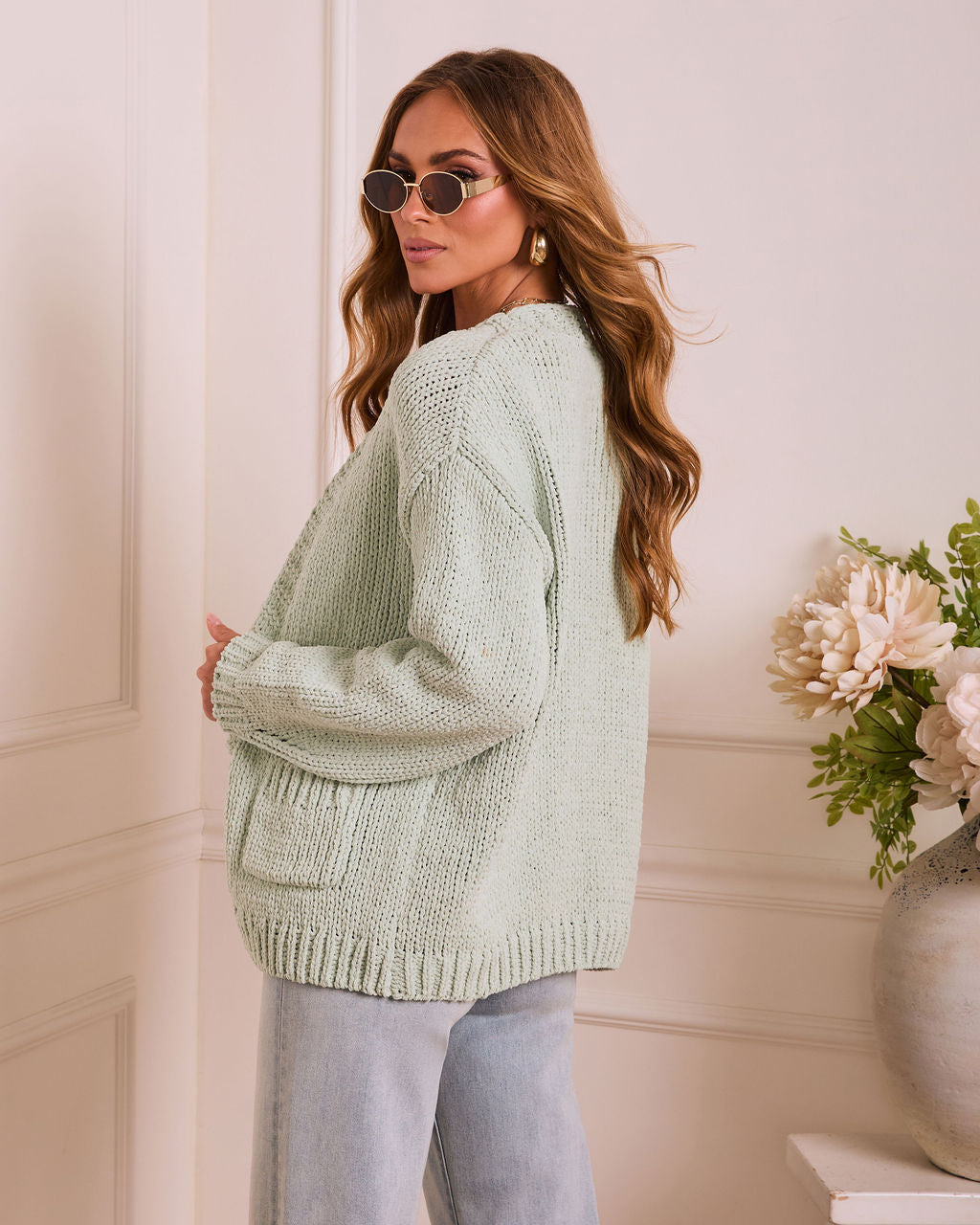 Softest Hour Open Front Knit Cardigan-chiciza