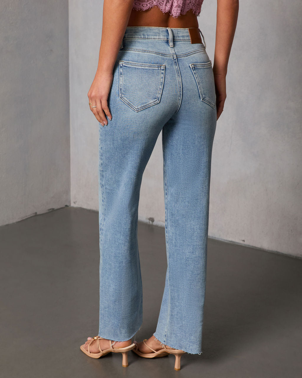 Chiciza Icon Super Stretch High Rise Straight Jeans-chiciza