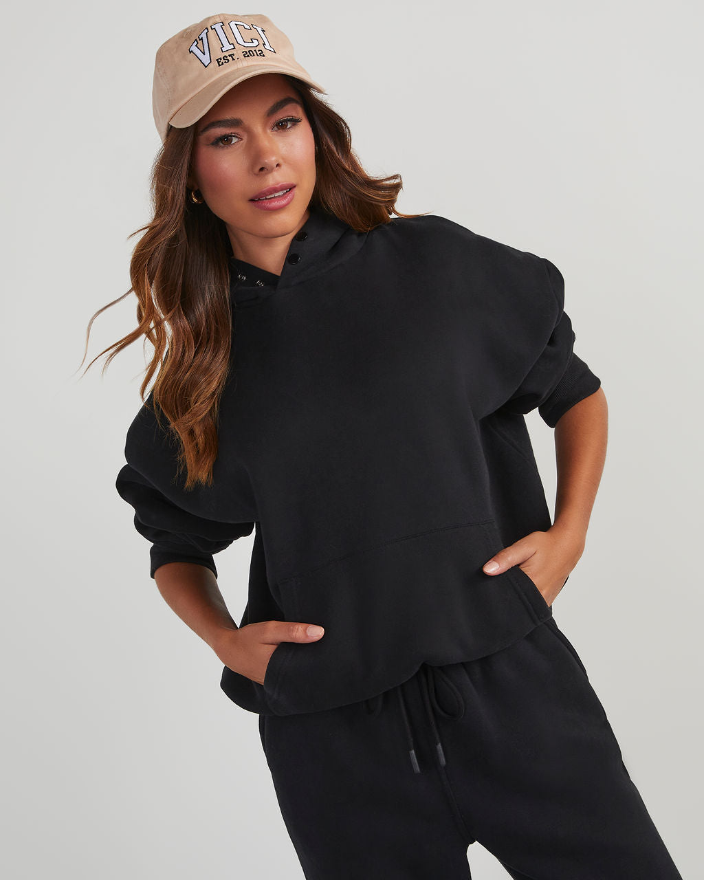 Ready Or Not Hooded Sweatshirt-chiciza
