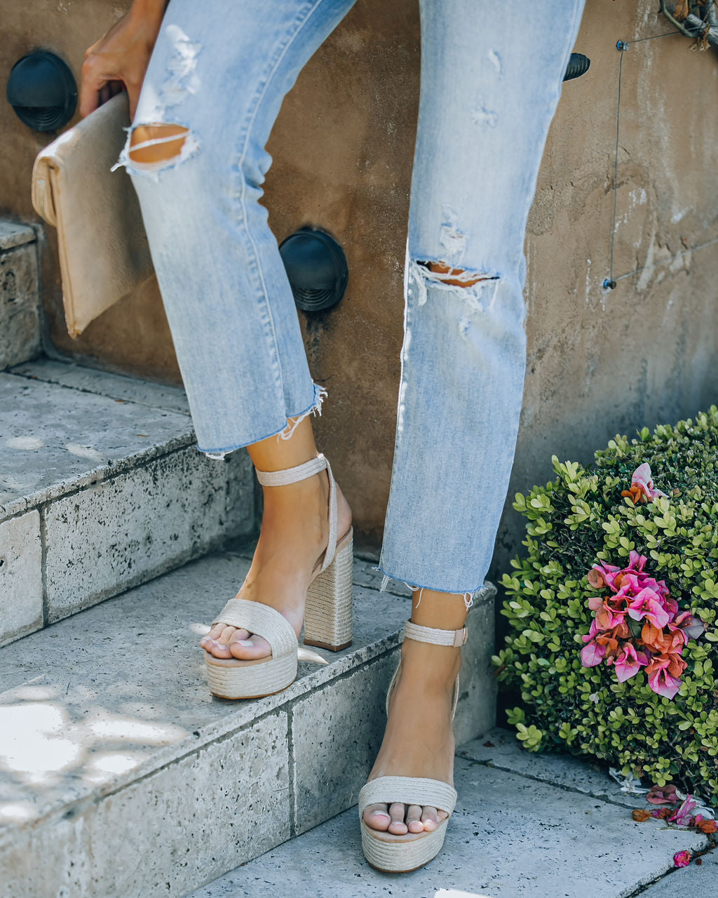 Willow Heeled Platform Sandal-chiciza