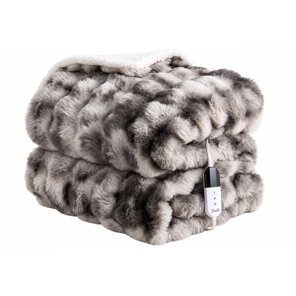 Fuzzy Calming Heated Weighted Blanket