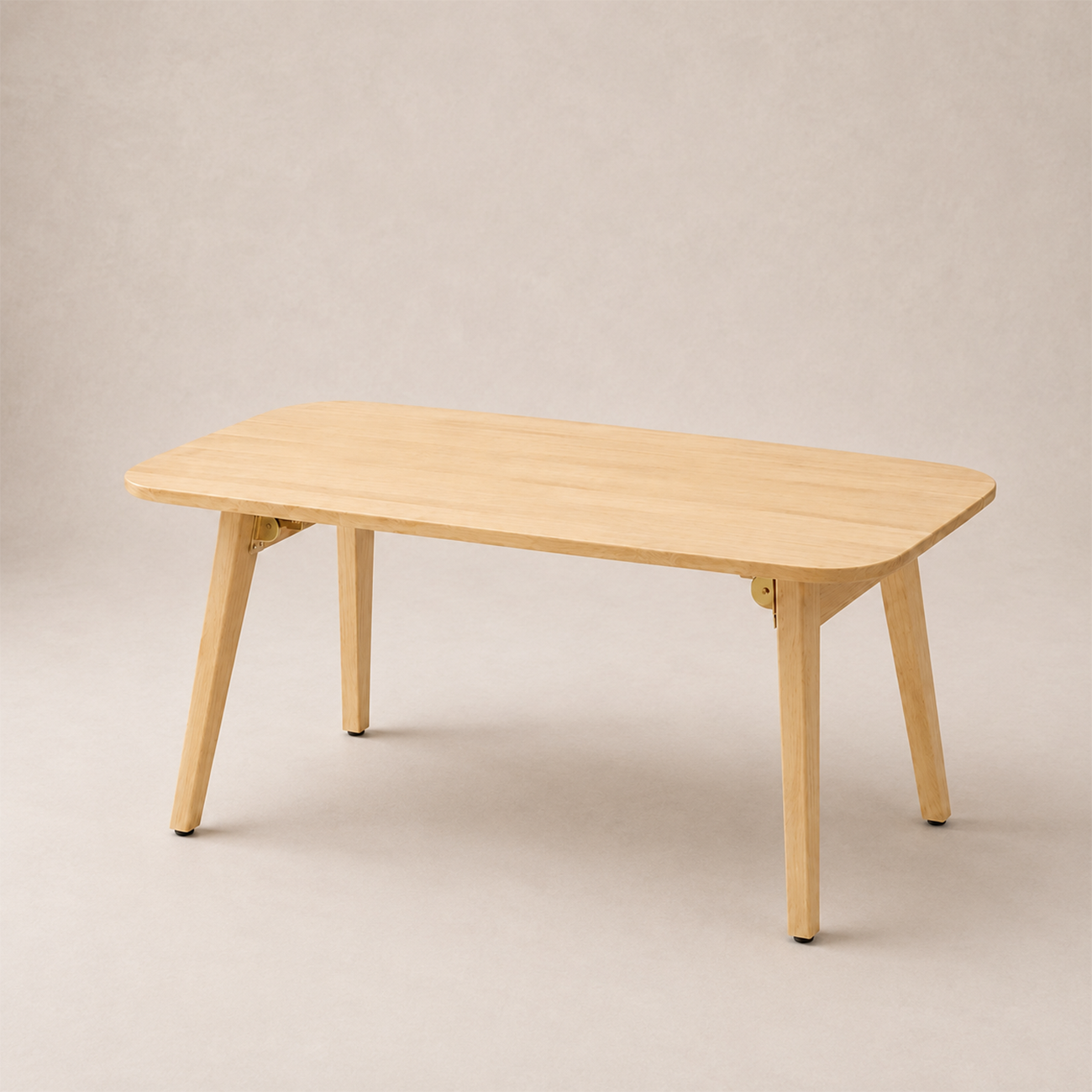 Solid Wood Folding Side Table