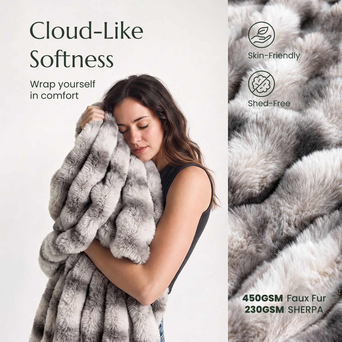 Fuzzy Calming Heated Weighted Blanket