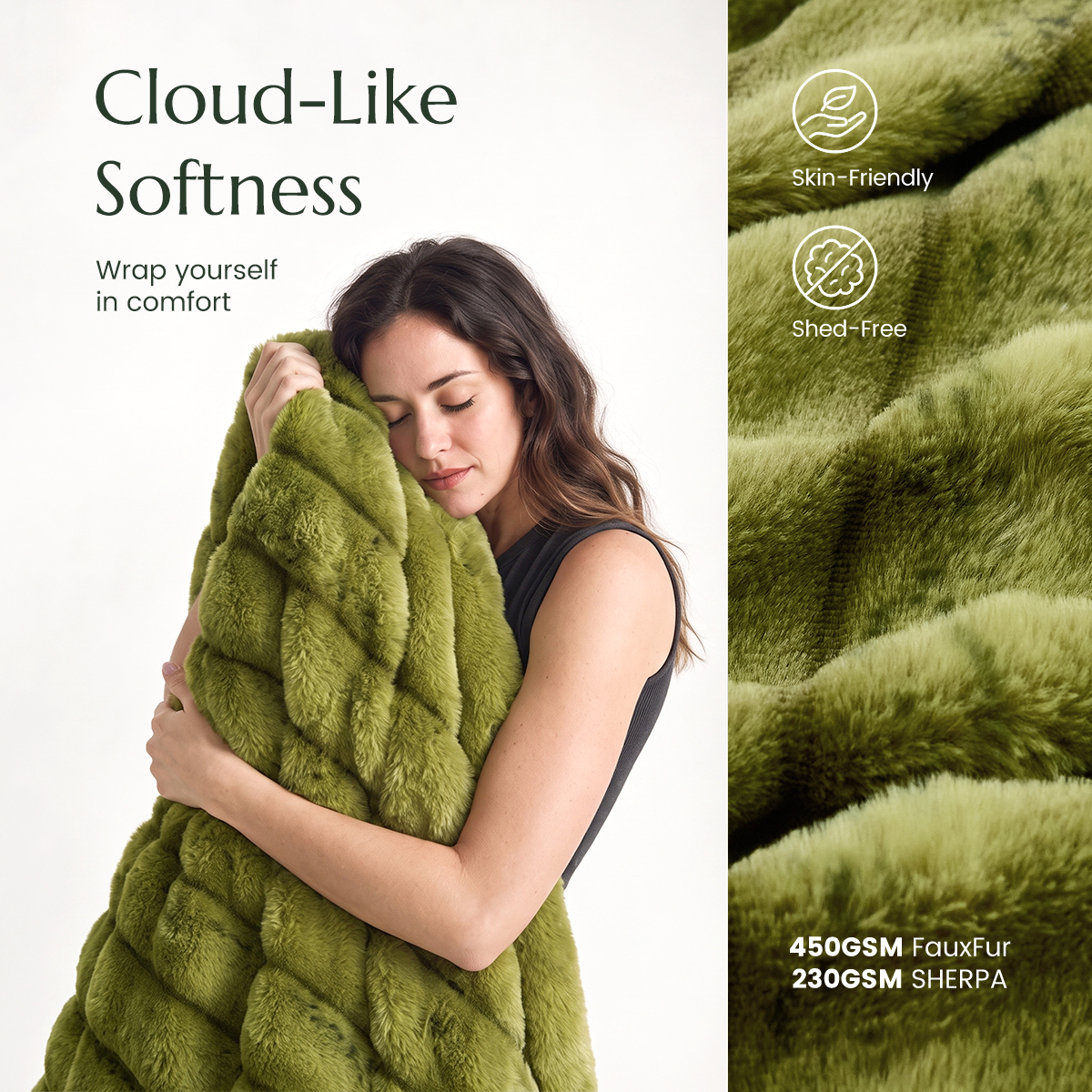Fuzzy Calming Heated Weighted Blanket