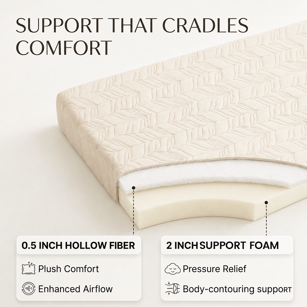 Wheat Dream Futon Mattress