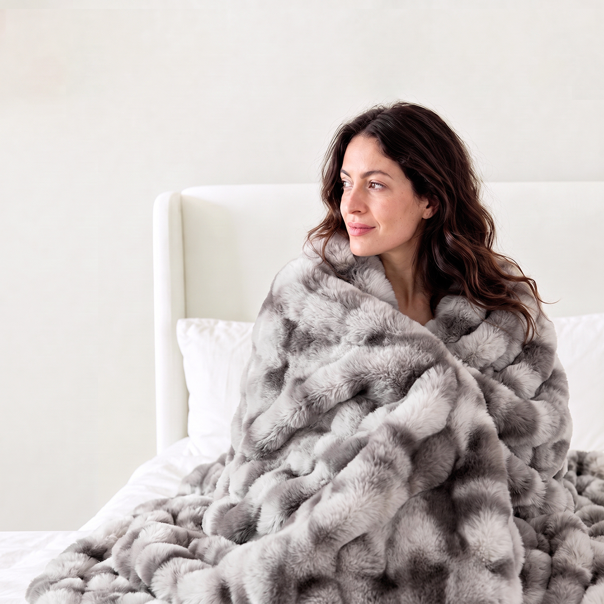 Fuzzy Calming Heated Weighted Blanket
