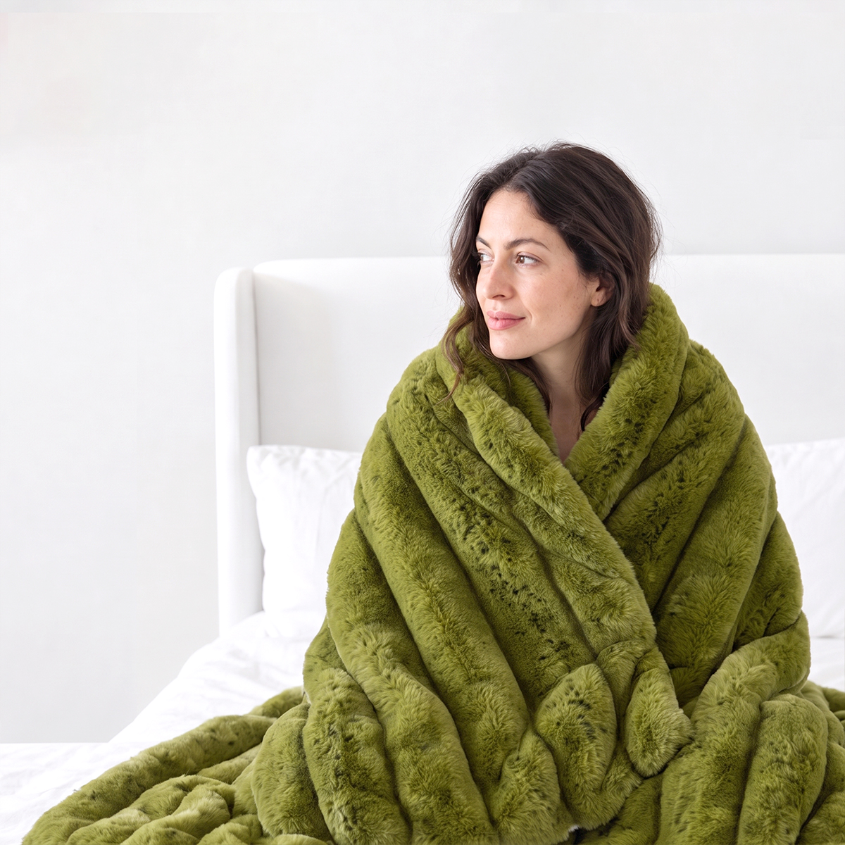Fuzzy Calming Heated Weighted Blanket