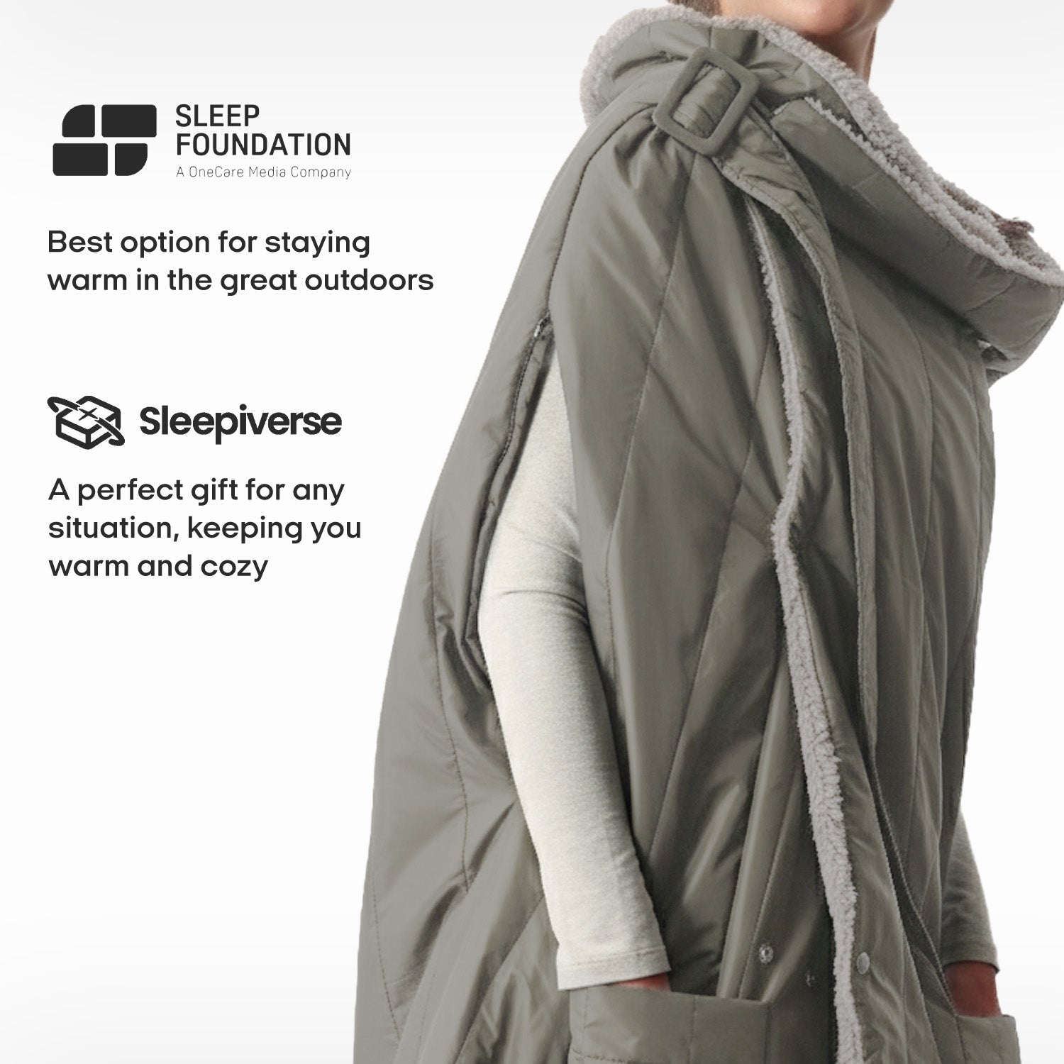 2-in-1 Cordless Wearable Heated Blanket （Waist Belt Edition）