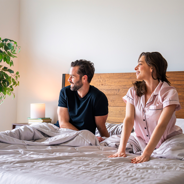 sleep with clean bedding