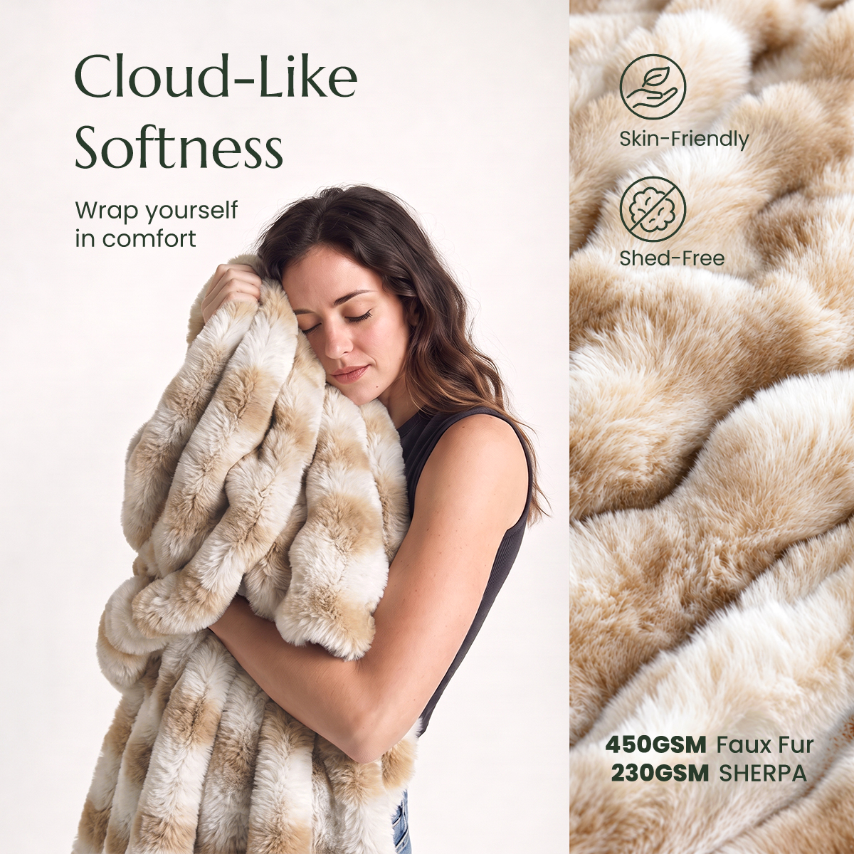 Fuzzy Calming Heated Weighted Blanket