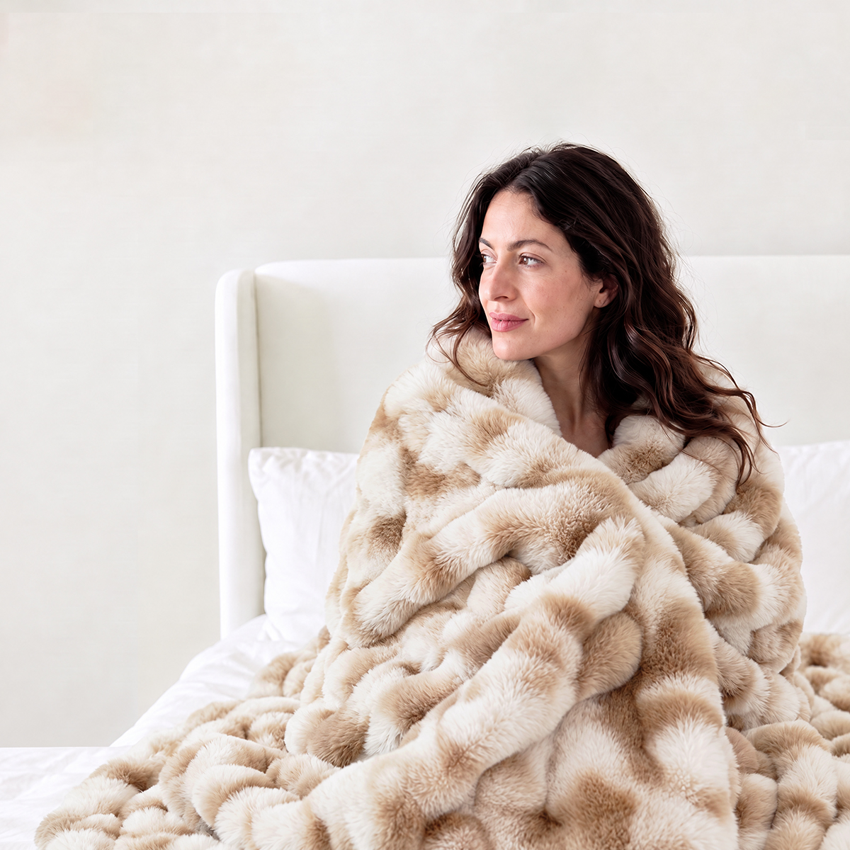 Fuzzy Calming Heated Weighted Blanket