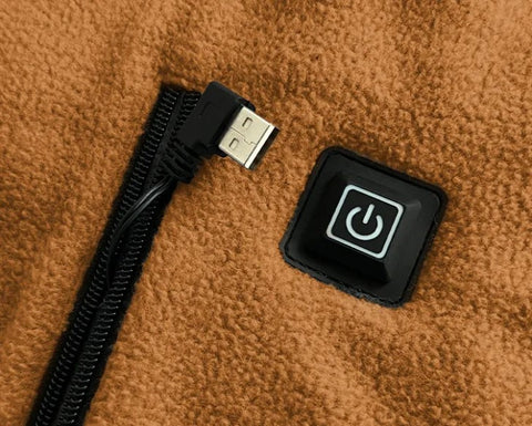 fabric of battery heated blanket