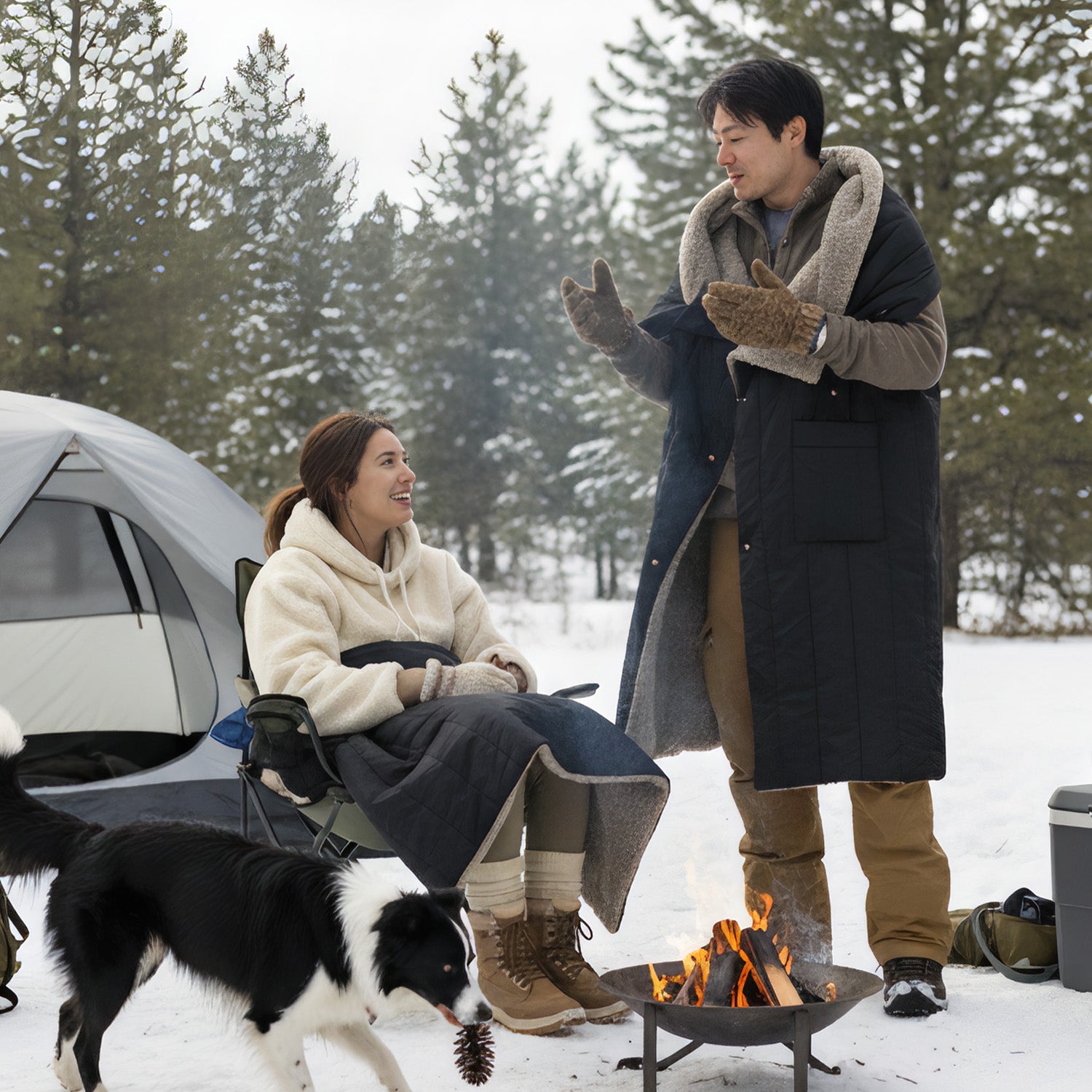 2-in-1 Cordless Wearable Heated Blanket （Waist Belt Edition）