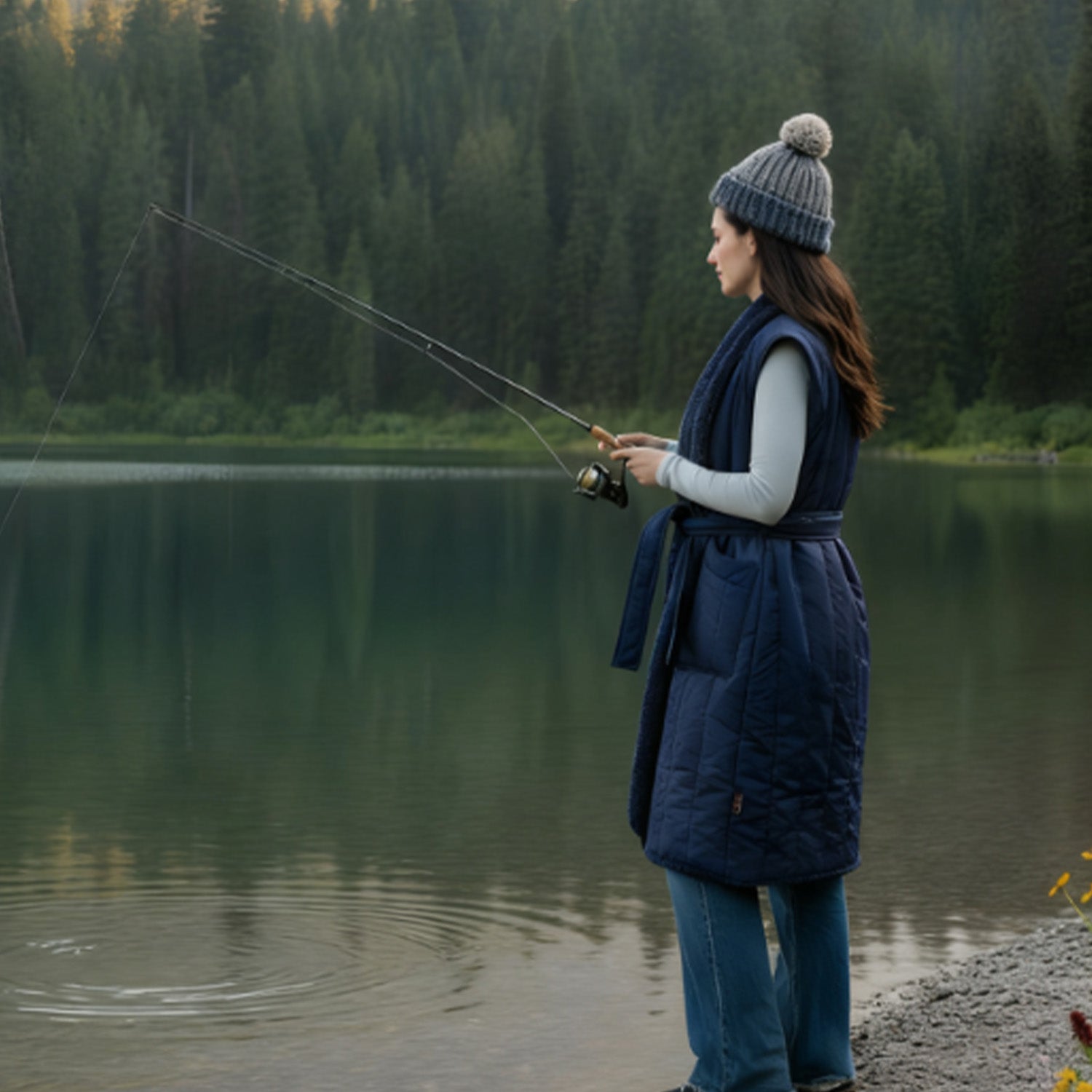 2-in-1 Cordless Wearable Heated Blanket （Waist Belt Edition）