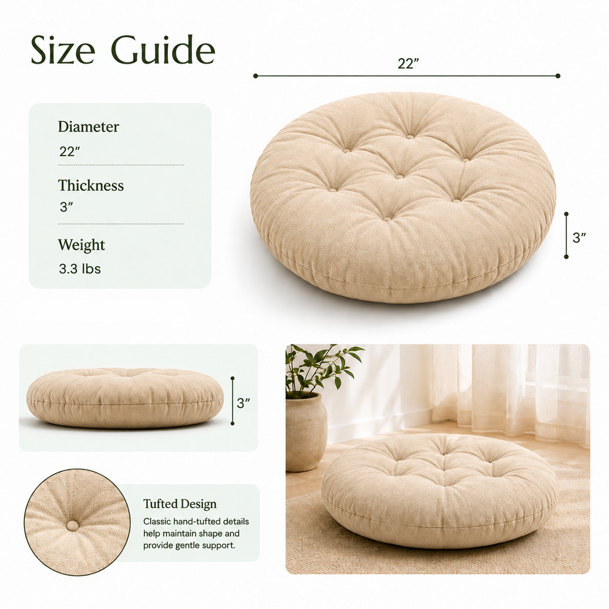 Classic Floor Cushion