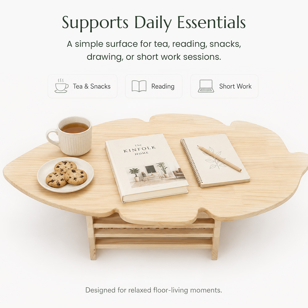 Leaf Solid Wood Tabletop