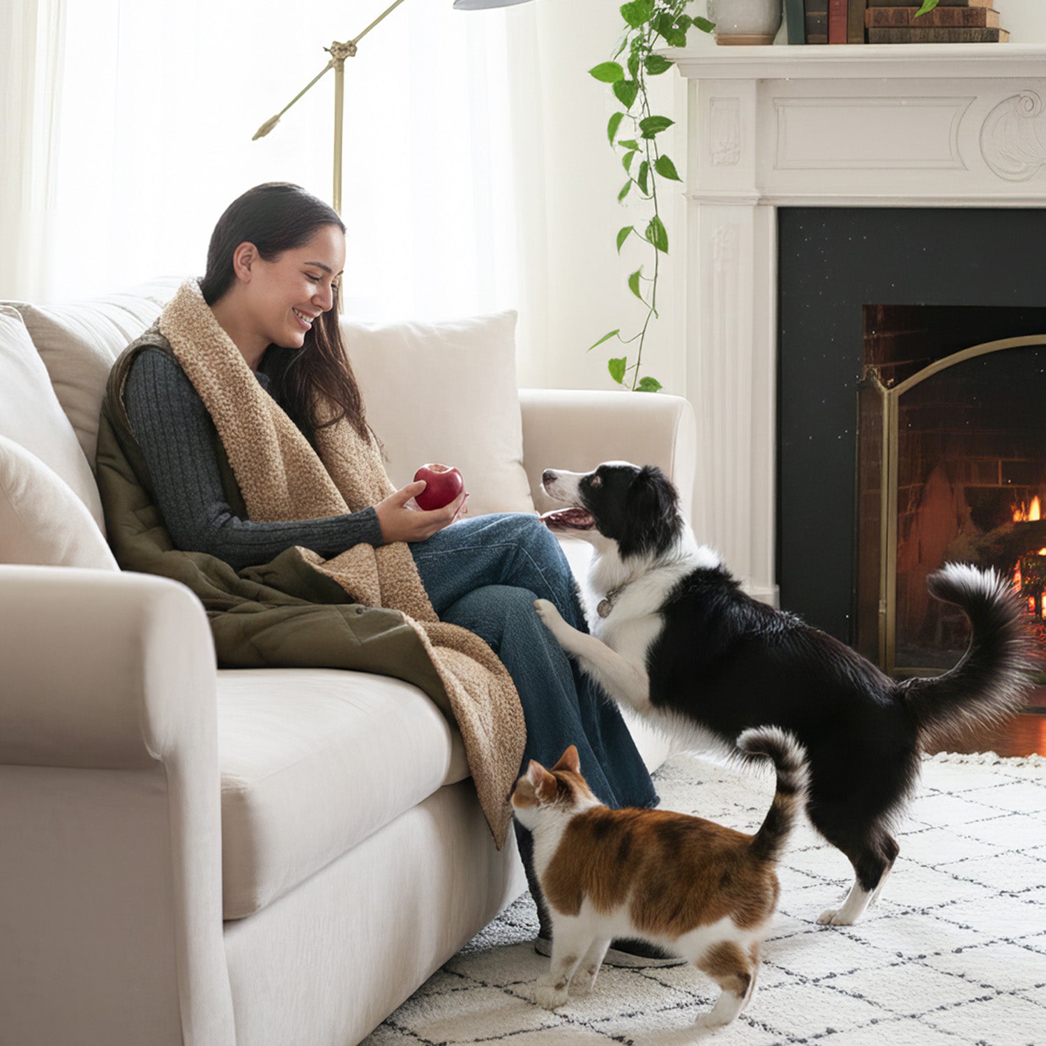 2-in-1 Cordless Wearable Heated Blanket （Waist Belt Edition）