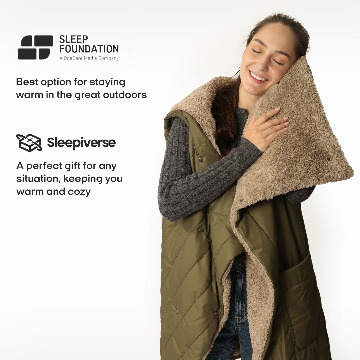 2-in-1 Cordless Wearable Heated Blanket （Waist Belt Edition）