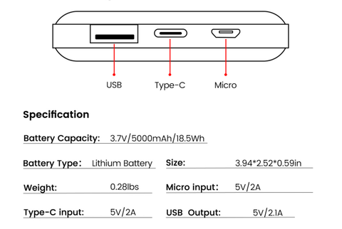 5V battery