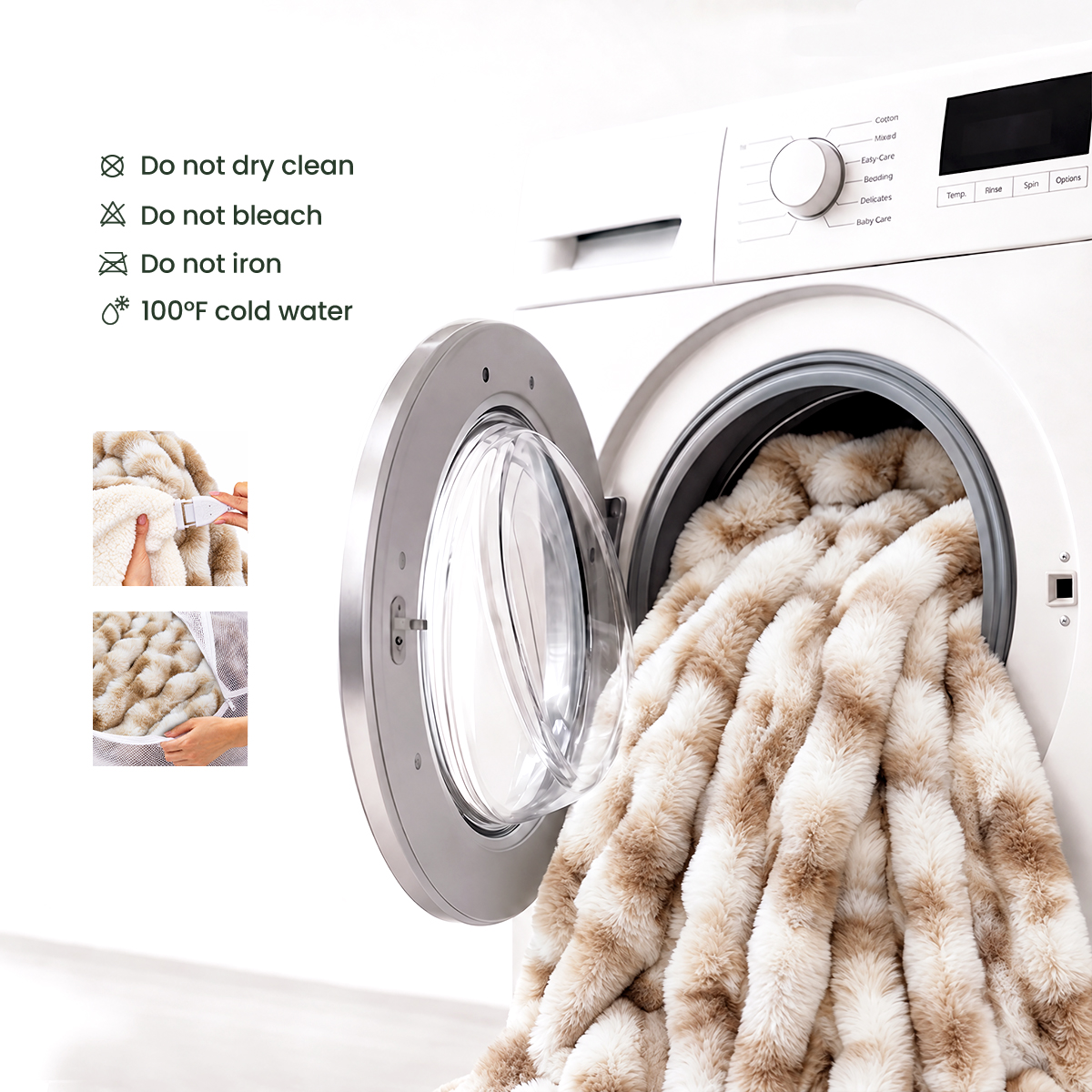 Fuzzy Calming Heated Weighted Blanket