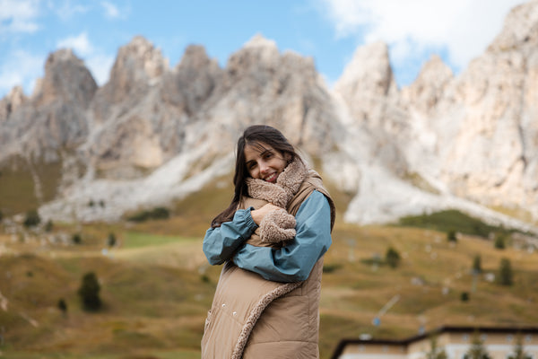 heated wearable Blanket - kHAKI