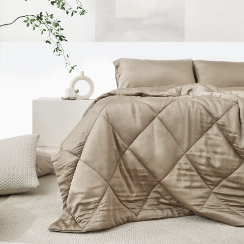 cooling comforter- khaki