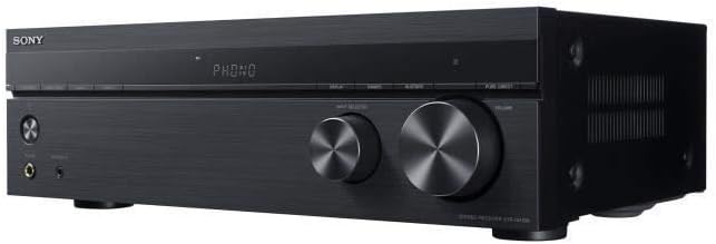 Sony STR-DH190 receptor estéreo Bluetooth con entrada phono compatible con tocadiscos múltiples conexiones HDMI USB audio doméstico color negro-Casagoloft