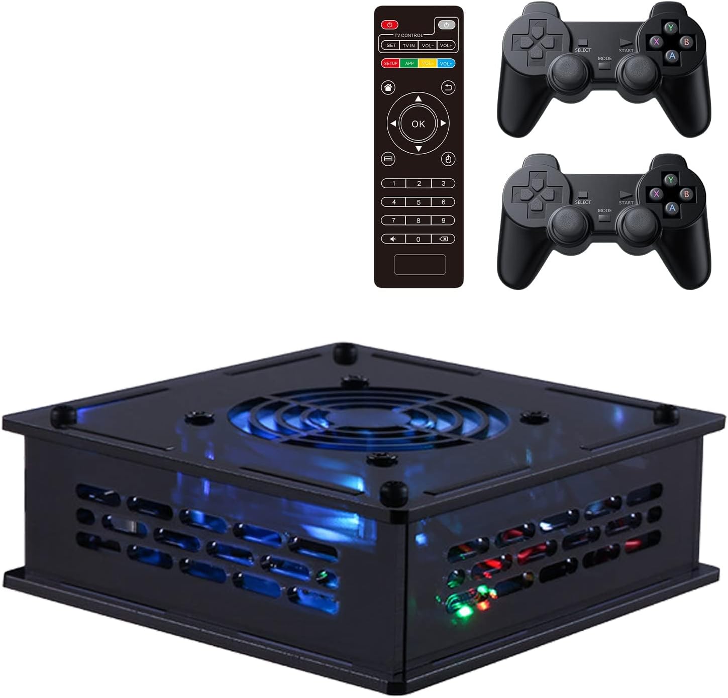 Super Console X consola retro con 256GB almacenamiento más de 50000 juegos integrados compatible con múltiples emuladores PS1 PSP MAME N64 NDS descarga adicional de juegos-Casagoloft